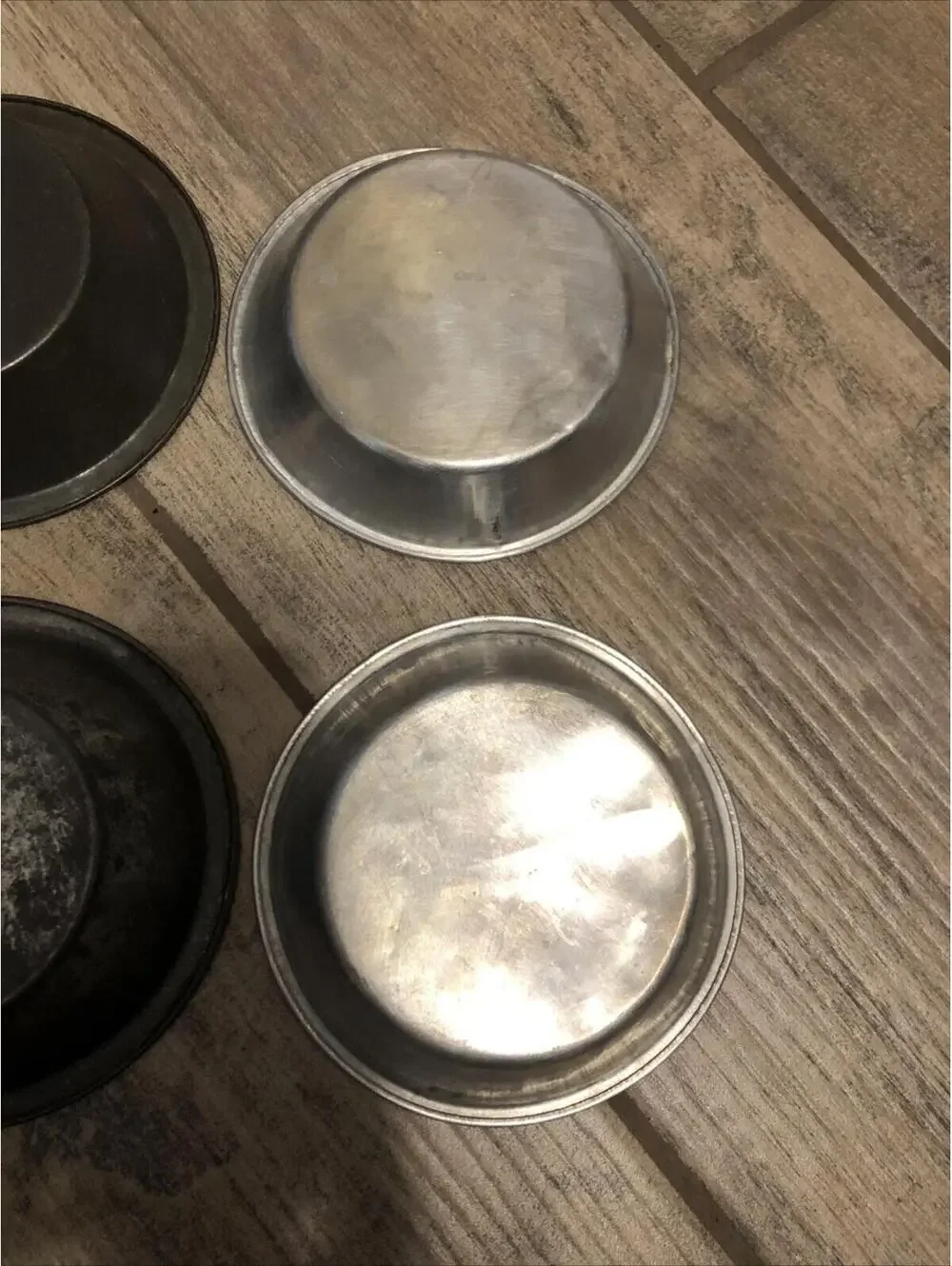 Mini Pie Pan 6 Piece Set, 5 Inch, Non-Stick Individual Dish‎ Pie Plate. Vtg